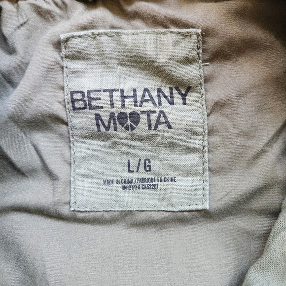 BETHANY MOTA x AEROPOSTALE Green Utility Bomber Jacket - Size L - Picture 14 of 16